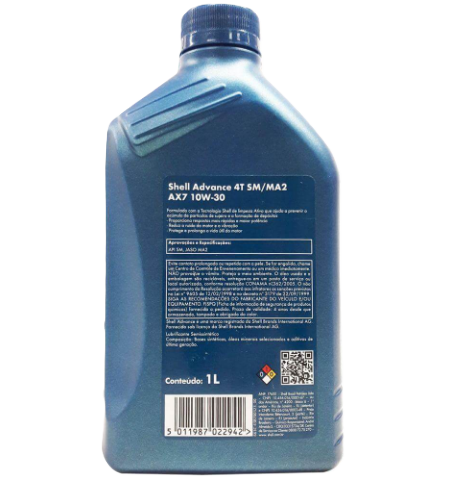 Shell Advance AX7 (10W-30)-1L