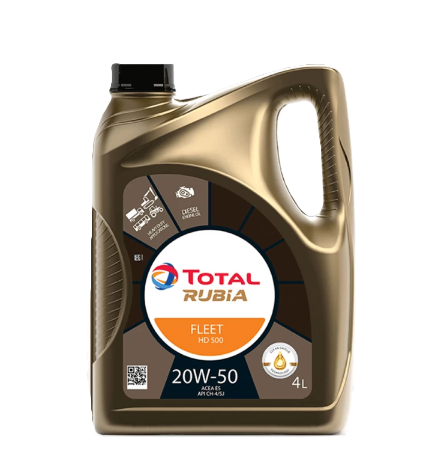 Total Rubia Fleet HD 500 (20W-50)-4L
